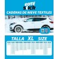 Chaînes à neige pour voiture Easy Sock CAD8016 (XL) Chaînes à neige pour voiture Easy Sock CAD8016 (XL)