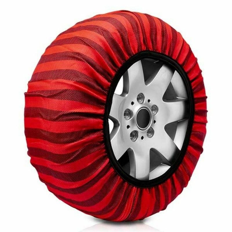 Chaînes à neige pour voiture Classic Rouge Textile Taille 54 Chaînes à neige pour voiture Classic Rouge Textile Taille 54